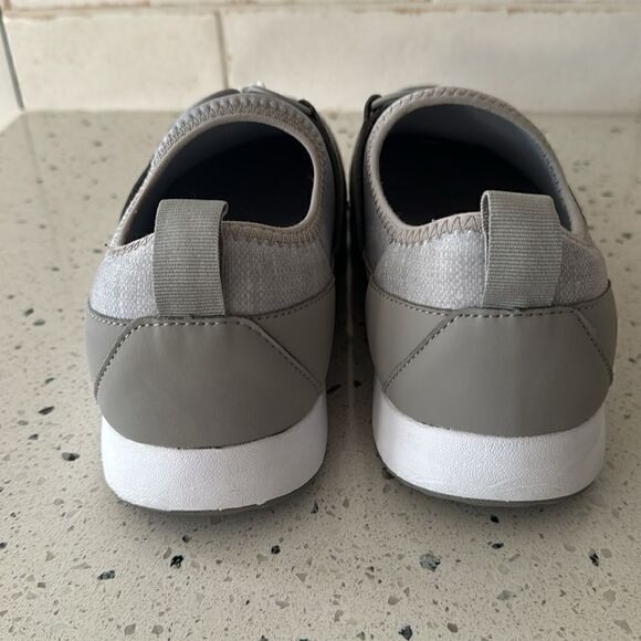 TRAQ by ALEGRIA Cynch Gray Textile Comfort Casual Walking Shoes Men's Size 41 - Picture 4 of 12